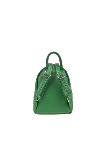 Generic Women's backpack made of genuine leather BG18817, Green