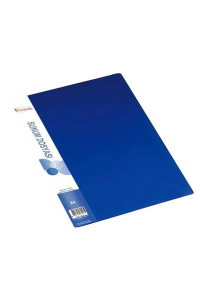 Ticon Sunum Dosyası A4 30'lu Mavi 1 Adet