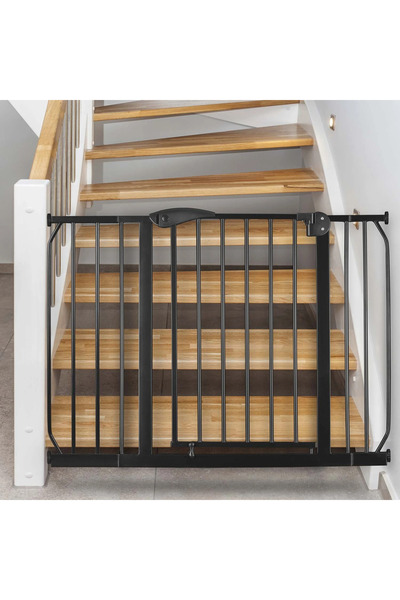 İSP Extendable Safety Gate "ISP Baby Safety Guard 7407", Double-sided opening, Metallic, 75-1