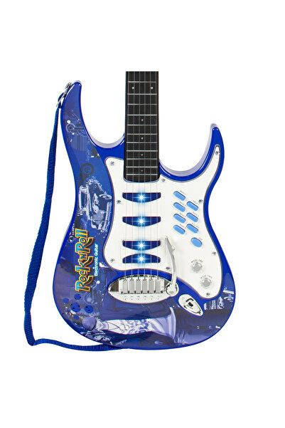 İSP Complete Musical Set for Children "ISP RockStar", Electric Guitar with Realistic Lights and Sounds, Small