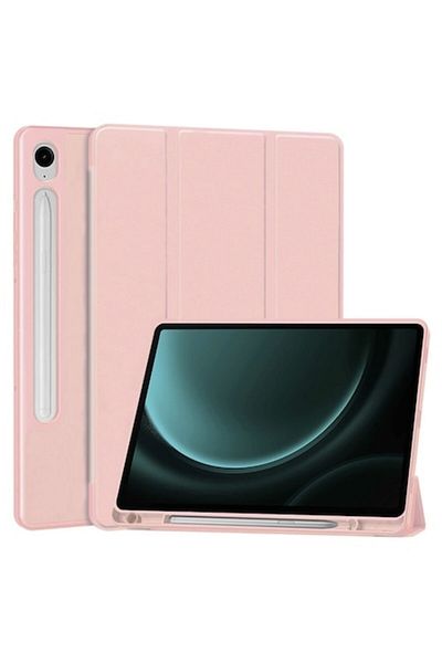 Rao Husa compatibila cu Samsung Galaxy Tab S9 FE, Flex Trifold, F81, TPU, Pinky