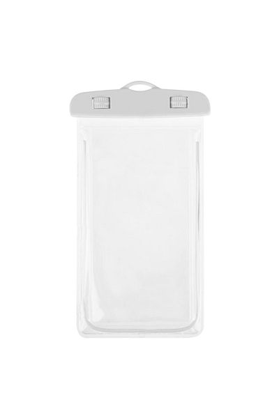 SOL High Protection Waterproof Case for 6-Inch Phone, Protect, I8, Hard Plastic, Pearl White