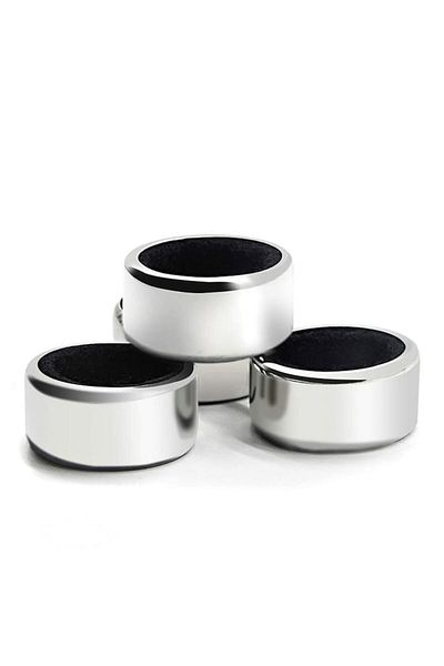SOL Dop de picurare pentru sticle de vin, H49, metalic, gri