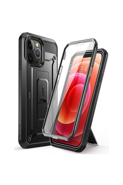 SOL Protective Case for iPhone 13 Pro Max, Power, N49, Hard Plastic, Intense Dark
