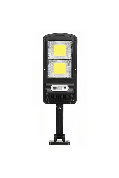 SOL Lampă stradală solară cu telecomandă, 36 cm x 11,5 cm, 108 LED COB, IP65