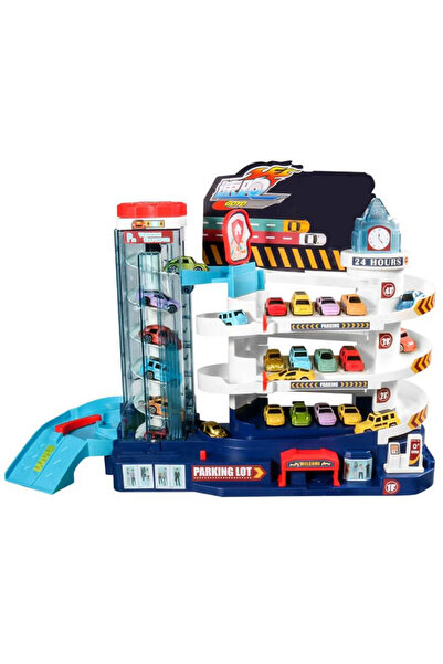 OEM Κύκλωμα με χώρο στάθμευσης αυτοκινήτων, με φώτα και ήχους, 6 αυτοκίνητα, ...