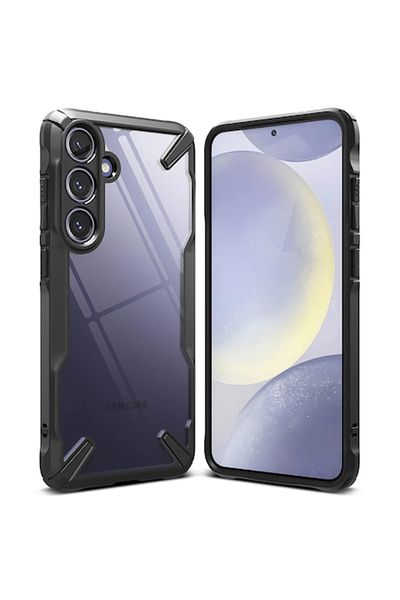 SOL Protective Case for Samsung Galaxy S24, Safe, B53, Hard Plastic, Intense Dark