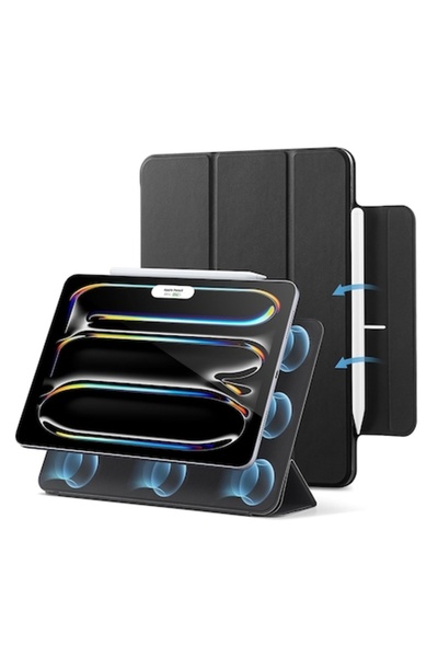 DAM Case for iPad Pro 13 2024 - ESR Rebound Magnetic, W71, TPU, Black