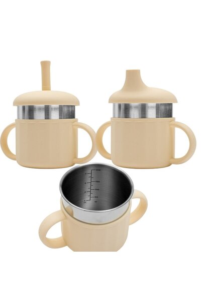 NEW BABY SHOP Cup, New Baby, With handles and spout that can be used stand-alone or with a straw