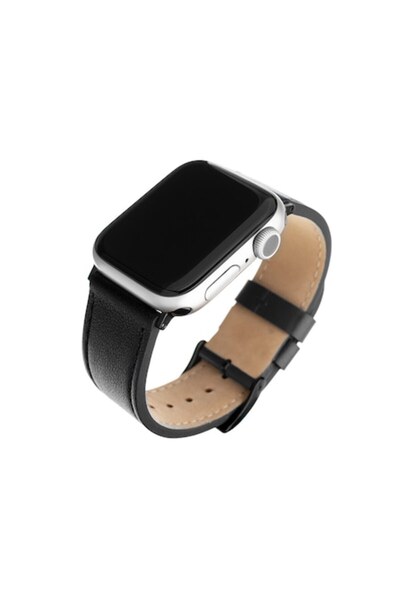 SOL Watch Strap for Apple Watch Series 1-10/SE/Ultra – Leather, Black