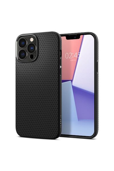 SOL Carcasă de înaltă protecție pentru iPhone 13 Pro, Protect, L68, plastic termorezistent, finisaj mat intens dark