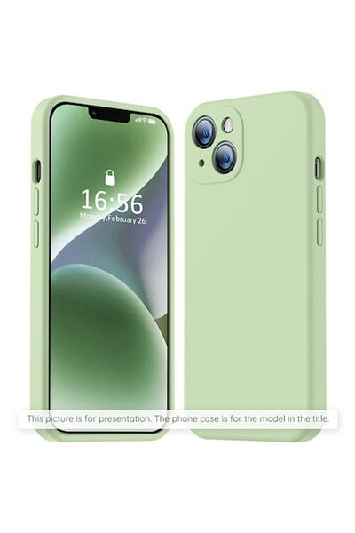 Techsuit Case for iPhone 16, SoftFlex, V27, Canvas, Mint Green
