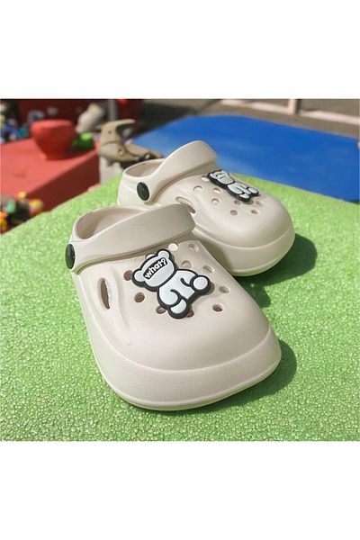 Hızlı Al Soft Sole Children's Cross Slippers.Garden Beach Pool Daily Children's Cross Slippers.