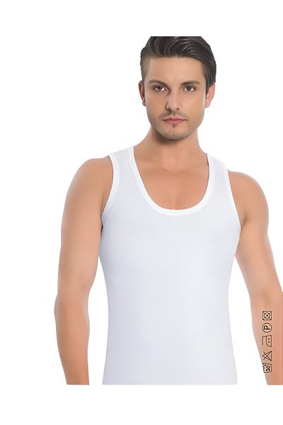 İki Yıldız Men's Combed Cotton Undershirt 3 Pack 02