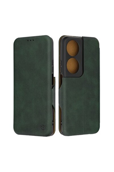 SOL Husă de protecție pentru Honor X7b, Seif, piele, Green Forest