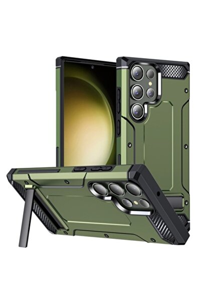 sols Carcasă pentru Samsung Galaxy S24 Ultra, Urban Stand Sol, Metal Khaki