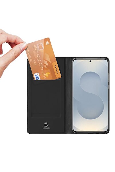 SOL Husa pentru Samsung Galaxy S25 Edge, A35, Piele ecologica, Black