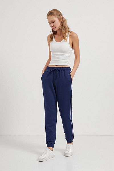 Arma Life Γυναικείο παντελόνι με ελαστική μέση Navy Jogger