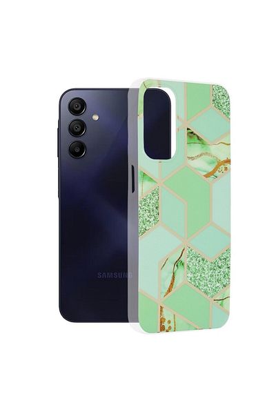 SOL High-Protection Case for Samsung Galaxy A15 4G/A15 5G, Protect, Green Forest Hex
