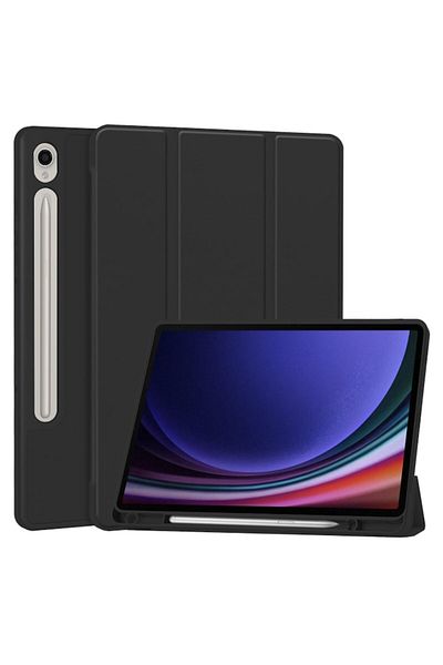 Rao Husa compatibila cu Samsung Galaxy Tab S9, Flex Trifold, F67, TPU, Pitch Black