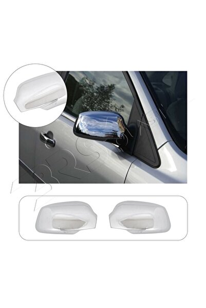 BRSPLAST Ford Fiesta Uyumlu 2006-2009 Ayna Kapağı 2 Parça Abs Krom Kaplama
