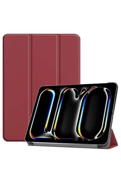 Rao Case compatible with iPad Pro 13 2024, FoldPro, M30, Nano Fiber, Crazy Red