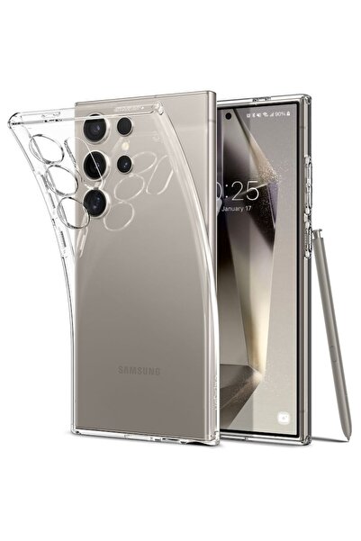 Spigen Carcasă cu cristale lichide pentru Samsung Galaxy S24 Ultra Transparentă