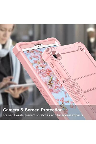 SOL Husa Protectie pentru Samsung Galaxy Tab A7 Lite 8.7 inch T220/T225 2021 + Folie, R80, Lexgard, Gold