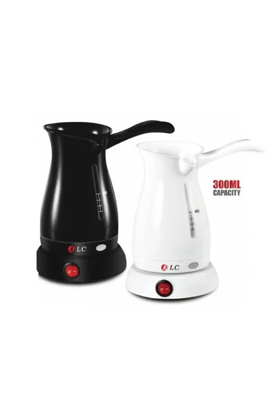 DLC Turkish Coffee Maker 300ml – Electric, Compact, and Easy One-Touch Brewing for Authentic Coffee