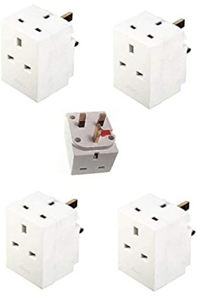 Generic 13AMP 240V Household Multi Plug Fused Adapter AC 3 Socket