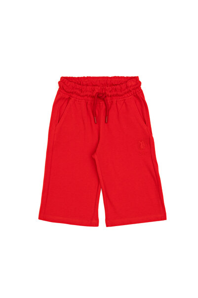 U.S. Polo Assn. Boy's Red Knitted Shorts 50298078-Vr030