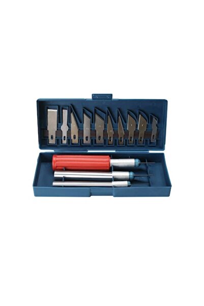 dalip Set of Precision Cutters with 13 Blades, Hobby Craft, Storage Box, Multicolor