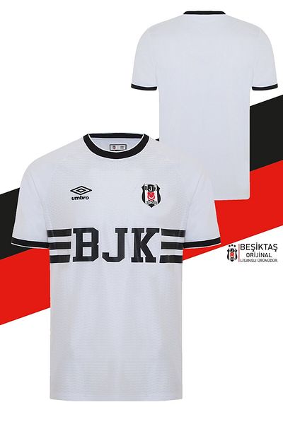 Beşiktaş Original Licensed Nostalgia White Bjk Kids Jersey Bjk Eagle Printed Gift Boxed