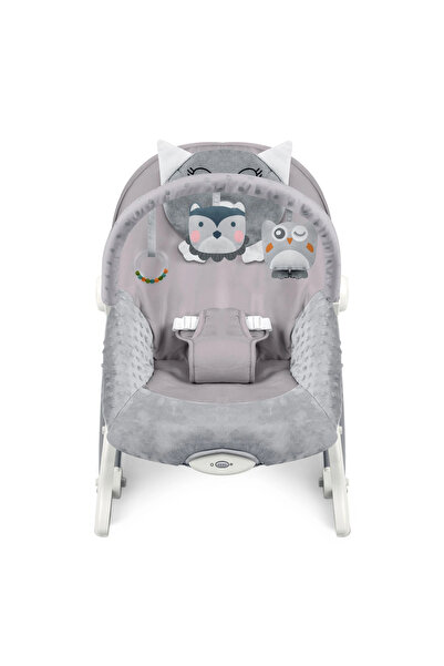 İSP 3-in-1 rocking chair and chair for babies and children "ISP Sleepy Owl" 0-18kg, with calm vibrations