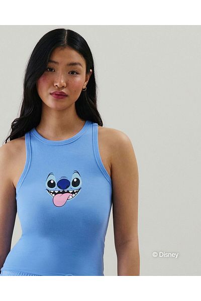Undiz Stitch Tank Top RESTITCHIZ blue