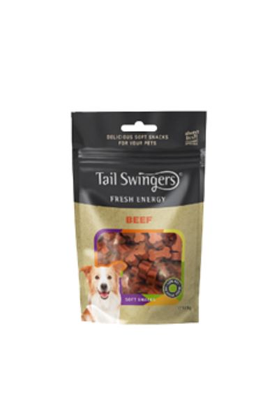 Tail Swingers Recompense caini, tablete, gustari moi cu carne de vita, 125g