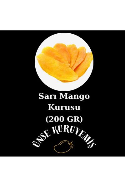 ÜNSEKURUYEMİŞ Yellow Dried Mango 200 Gr