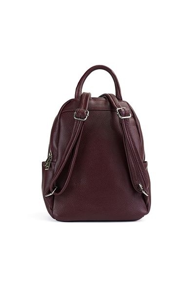 Posete Fagaras Timeea Leather Backpack - Bordeaux, Genuine Leather Backpack, Backpack, Genuine Leather, Leather Backpack