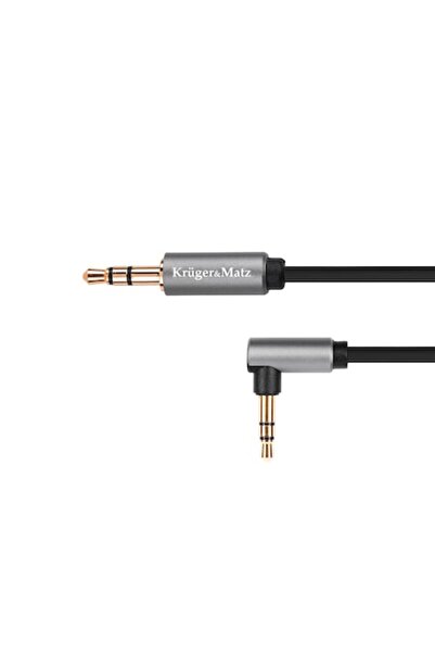 Kruger&Matz Cablu jack 3.5 tata - tata 90 grade, 1 m Basic
