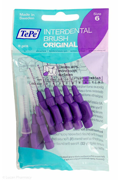 TePe Μεσοδόντια βουρτσάκια TePe® 1,1 mm ISO μέγεθος 6 - 8 τεμάχια