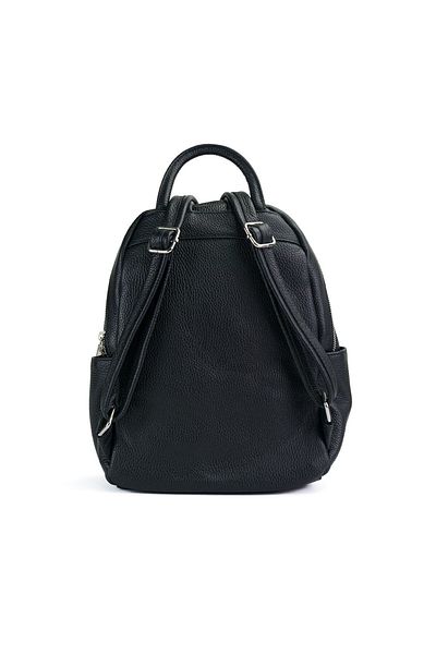 Posete Fagaras Timeea Leather Backpack - Black, Genuine Leather Backpack, Backpack, Genuine Leather, Leather Backpack