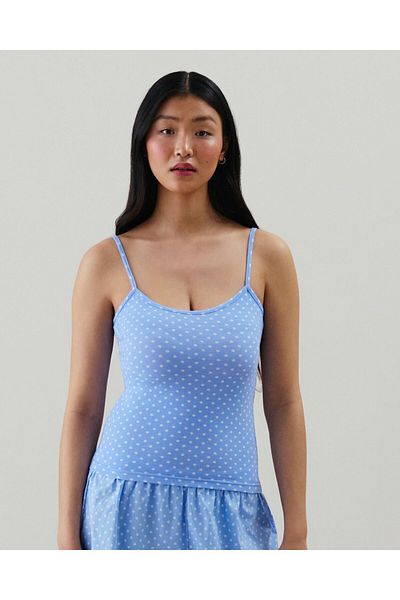 Undiz Patterned camisole ADALISIZ sky blue