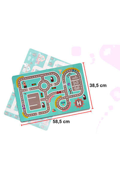 İSP Wooden cube construction set "Likesmart Puzzle City 6195", 112 pieces and 48-piece puzzle, d