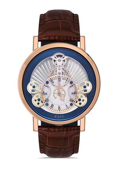 RMS Zeıtmeıster Rms.1.Ag1355.02 Men's Wristwatch