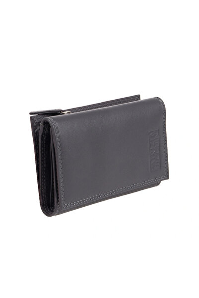 Generic Women's genuine leather wallet BG20346, Grigio