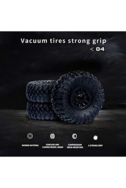 MYTOY MN-90 Remote Control Car 1:12 Scale 2.4 GHz High-Speed All-Terrain Off-Road with LED Lights, Electri