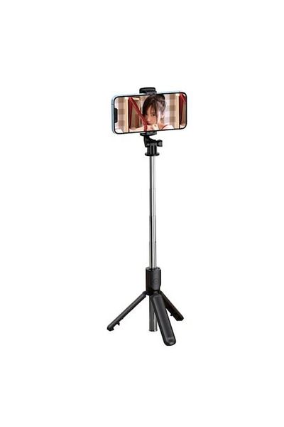 dalip Selfie stick bluetooth, cu trepied, telecomanda, rotatie 360, compatibil cu iOS si Android, lungime