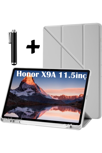 m.tk moveteck حافظة Honor Pad X9a مقاس 11.5 بوصة مع حامل قابل للطي وغطاء ذكي من السيليكون الناعم الواقي