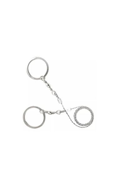 dalip Mini ferăstrău manual, de buzunar, cu lanț 56 cm, argintiu