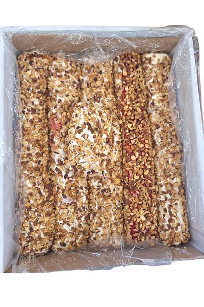 ÜNSEKURUYEMİŞ Premium Turkish Delight with Almonds 400 Gr (Lots of Almonds & Hazelnut Cream)